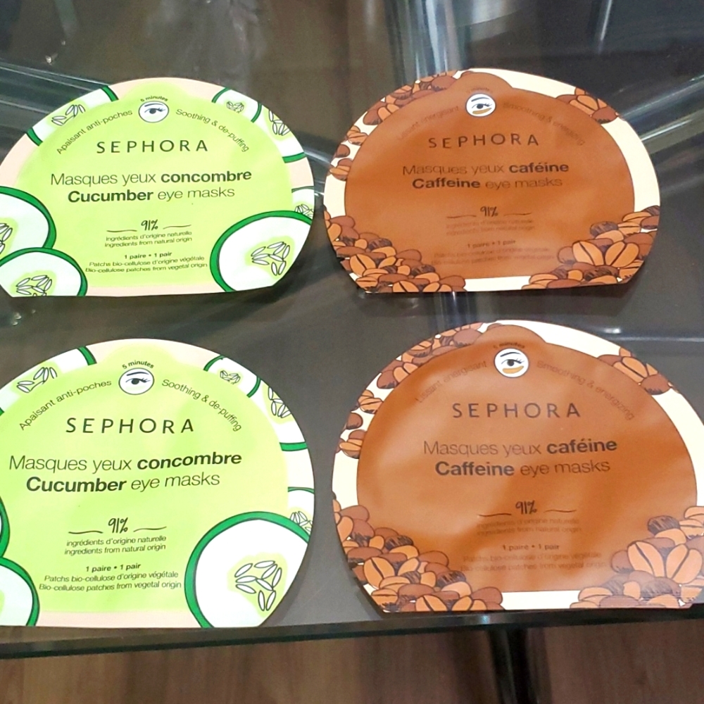 Sephora Cucumber & Caffeine Eye Mask Bundle
